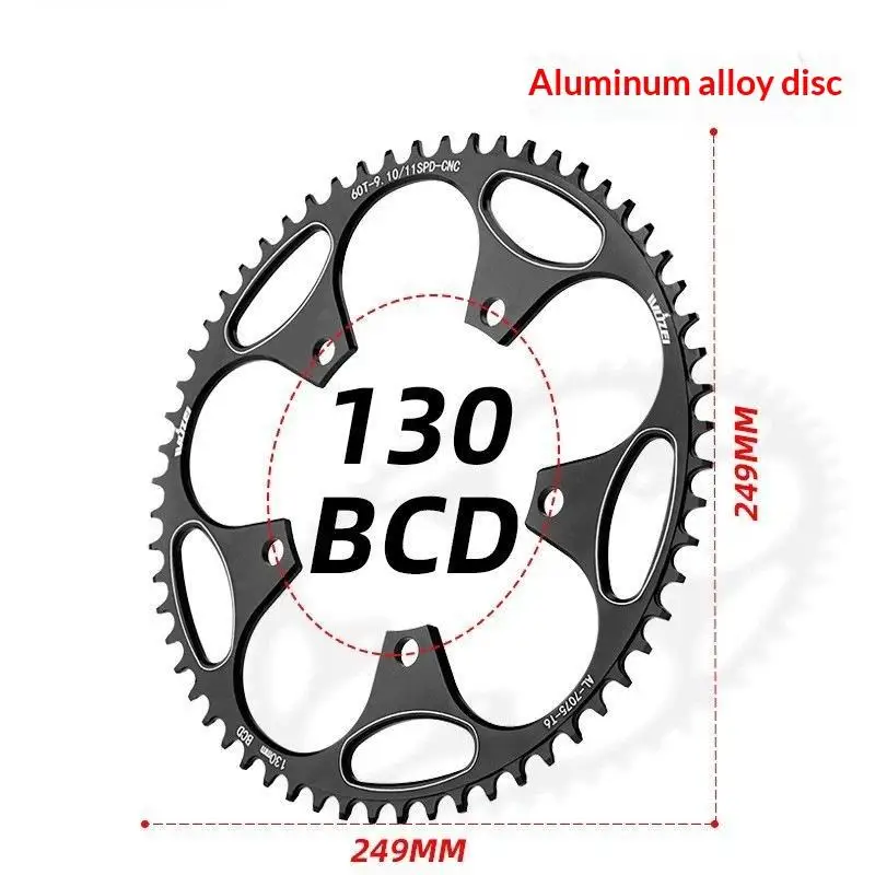 Звездочка 130 BCD 38T 40T 42T 44T 46T 48T 50T 52T 54T 56T 58T Wide Narrow Chain