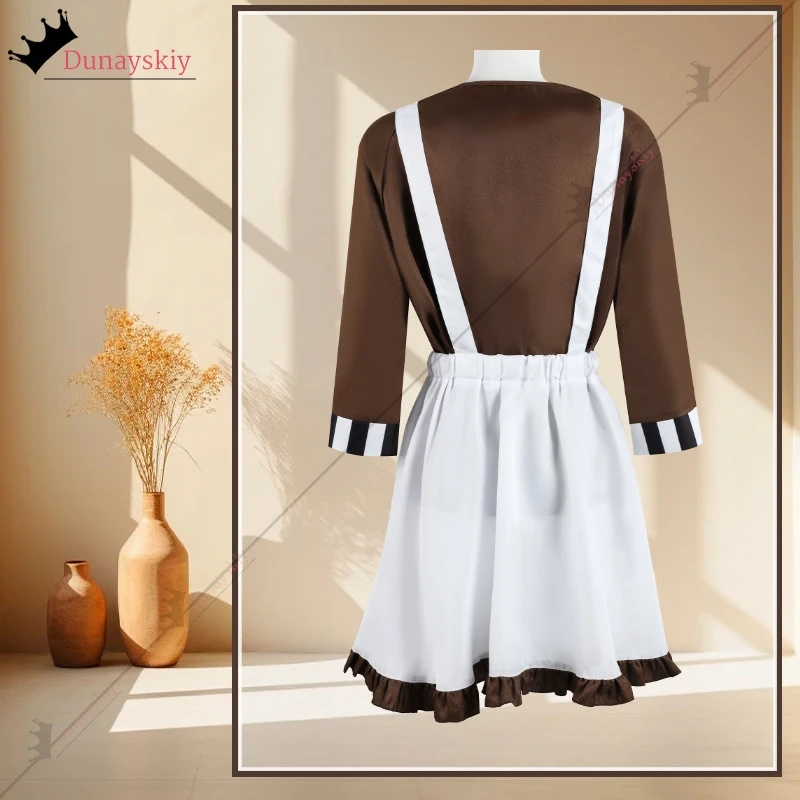 زي ويلي تشارلي التأثيري لفيلم لومبا أومبا بدلة لعب الأدوار بدلة كاملة مع شعر مستعار أخضر بدلة حفلات الهالوين كرنفال