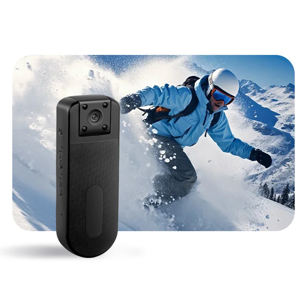 HD 1080P Mini Body Camera with Audio & Video Recording WiFi Sport Bike Outdoor Video Recorder Portable Small Personal Camcorder