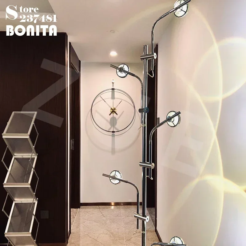 Modern Sunset Floor Lamp with 7 Colored Films & Angle Rotating,  Mood Standing Lamp for Living Room Bedroom Hotel Decor Lighting