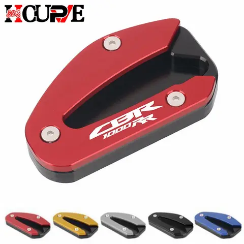 오토바이 CNC 킥 스탠드 풋 사이드 스탠드 확장 패드 지지판 CBR1000RR CBR 1000RR CBR1000 RR 2017-2021