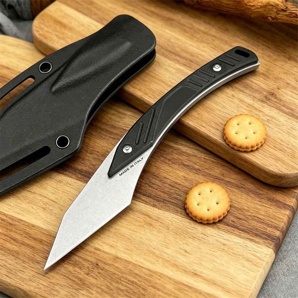 KiRi Fixed‑Blade Outdoor Knife, High Hardness 8Cr13MoV Blade G10 Handle, Multi‑Use EDC Hunting Camping Tool, Gift for Men