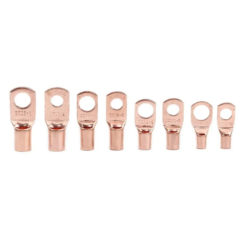 130 piece copper lug terminal block kit including heat shrink tubing for professional For electrical applications