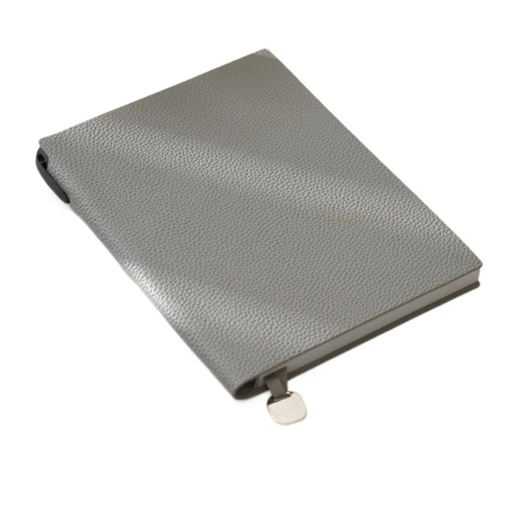 Simple Thick Leather Notebook Litchi Leather A5 Business Notepad Portable Exquisite Meeting Record Book Office