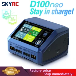 SkyRC D100neo Smart Charger SK-100199 AC100W DC200W Smart Lipo Charger Replacement For D100 V2 Upgrade