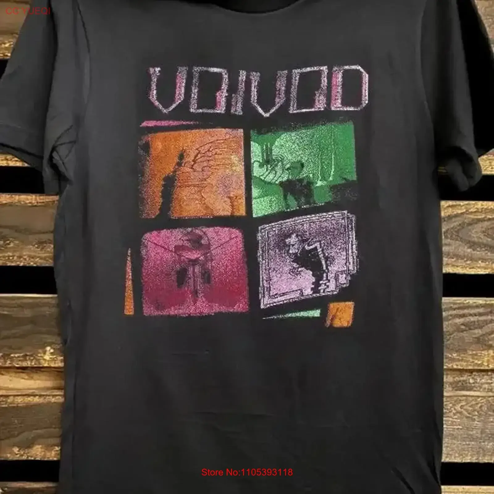 Voivod Band Album Tour Black T Shirt Adult S To 2345XL TS186 vintage Washed designer clothes Top For Everyday Wear Stretched