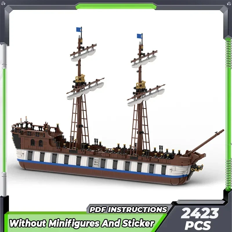 Moc Building Bricks Military Boat Model Armed Merchant Ship Technology Modular Blocks Gifts Toys For Children DIY Sets Assembly