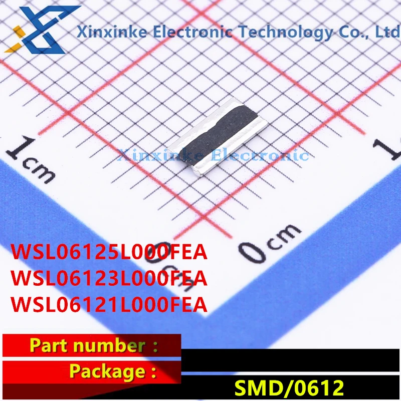 10PCS WSL06125L000FEA WSL06123L000FEA WSL06121L000FEA Current Sense Resistors - SMD .005 OHM 1% 1W 150PPM 0.003Ω 0.001Ohm