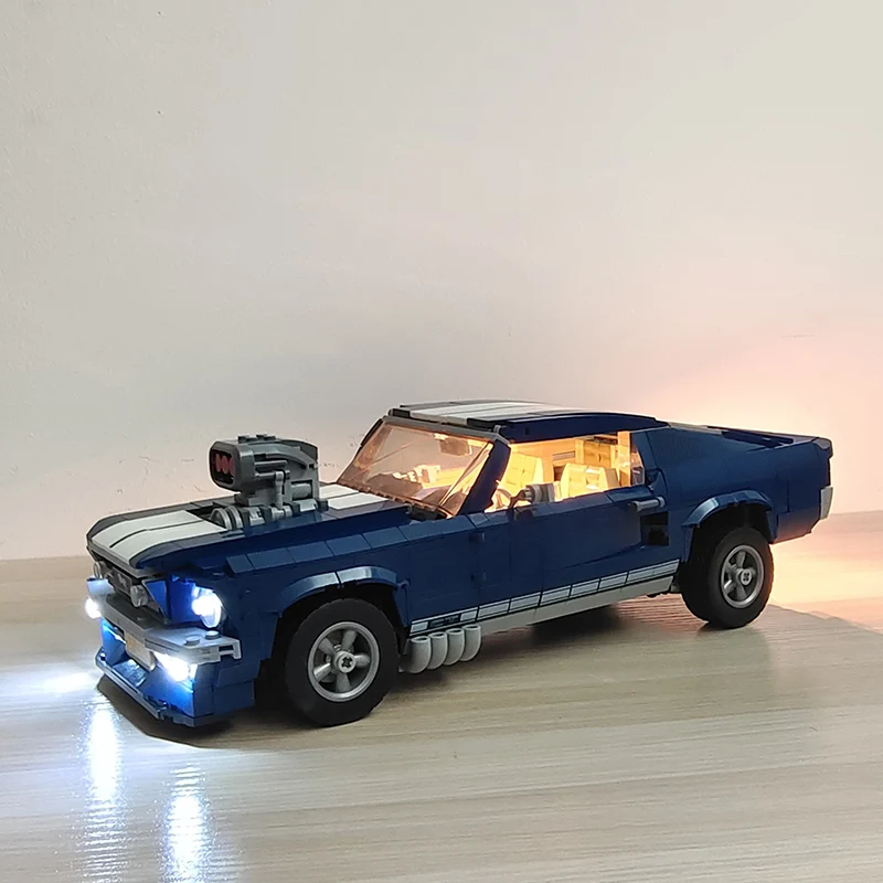 Light Kit For 10265 Ford Mustang Model DIY Toys （Only Lighting Set Not Included Building Blocks）