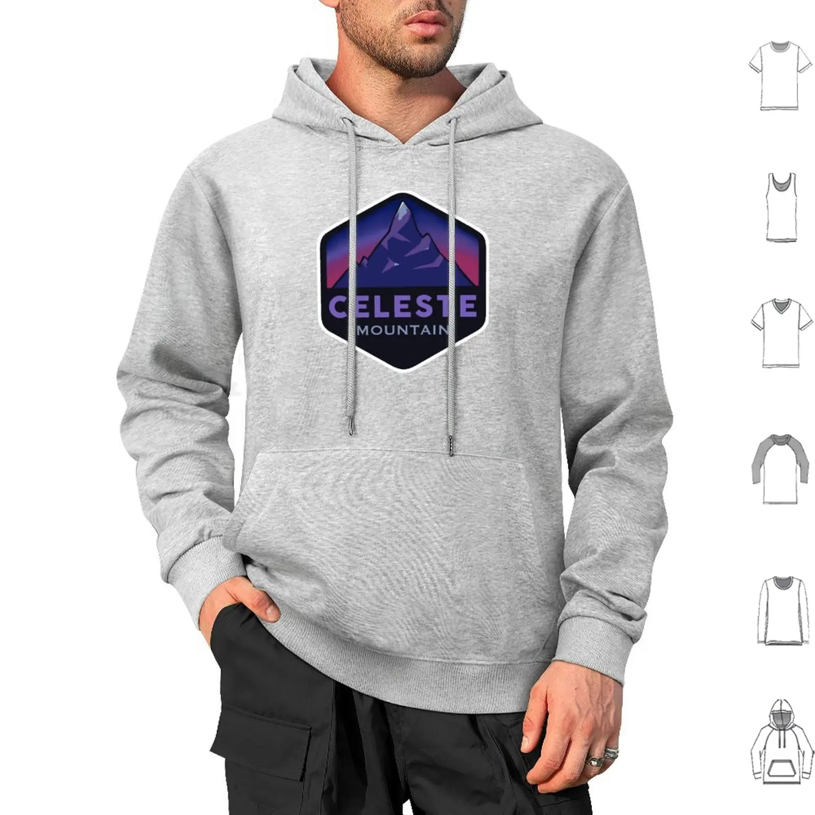 Celeste sudaderas con capucha de manga larga Celeste Madeline juego videojuego Strawberry Mountain Indie Platformer lindo interruptor chica