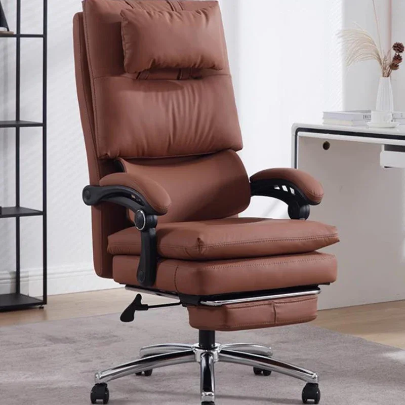 

Modern Leather Office Chairs Gaming Computer Swivel Ergonomic Office Chairs Relaxing Comfort Office Furniture Bureaustoel LLOC