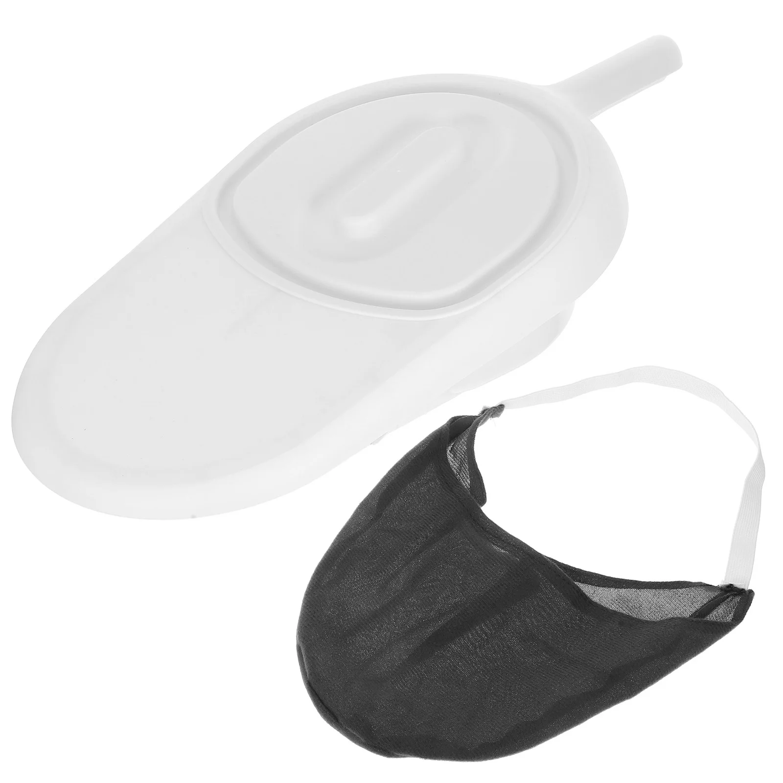 مقبض مقلاة سرير محمولة للرجال والنساء وكبار السن ومريحة ومتينة وسهلة التنظيف وسرير تخزين وغرفة وعاء مبولة للمريض #5