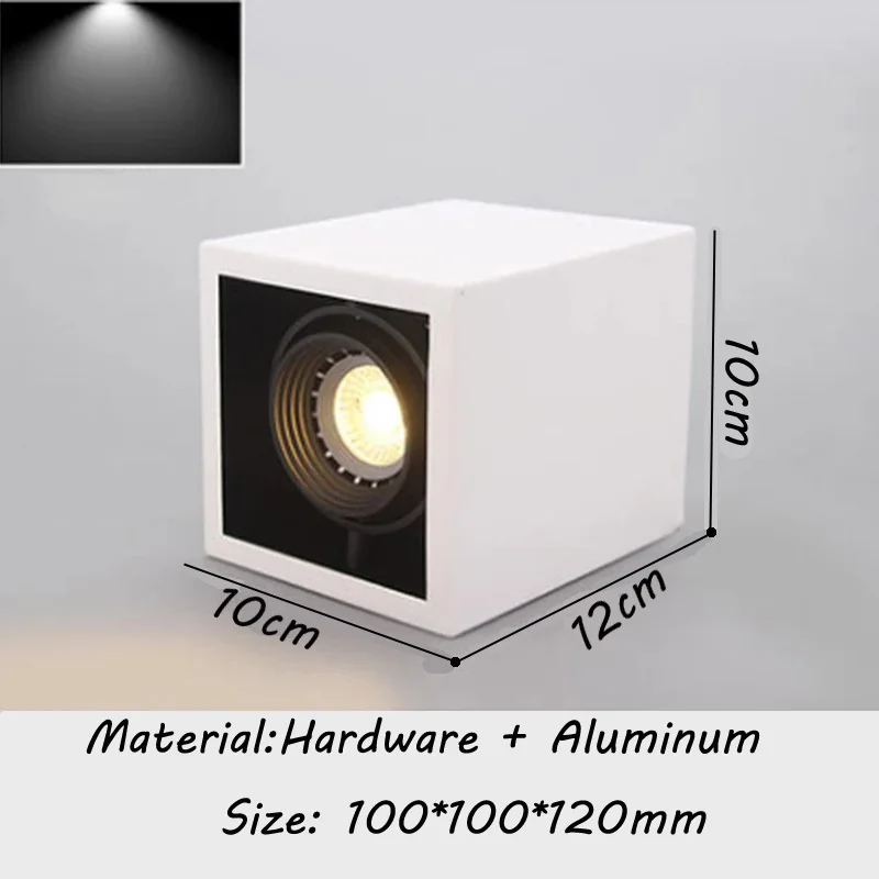 Dimmable LED Ceiling Lights waterproof Spot lamps  for Bathroom Outdoor foyer ceiling lights with GU10 bulbs lamp