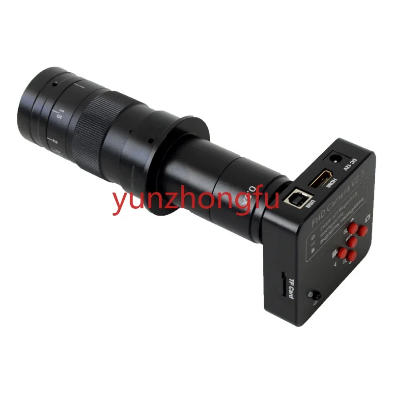 

21MP High definition-Compatible 1080P HD USB Digital Industry Video Inspection Microscope Camera Set 0.5X C mount Eyepiece Lens