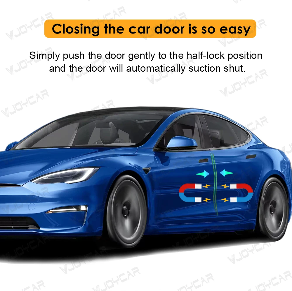 2024 Newest Soft Closing for Tesla Model S Only 4-Door Smart Auto Electric Suction Door Model S Soft Close