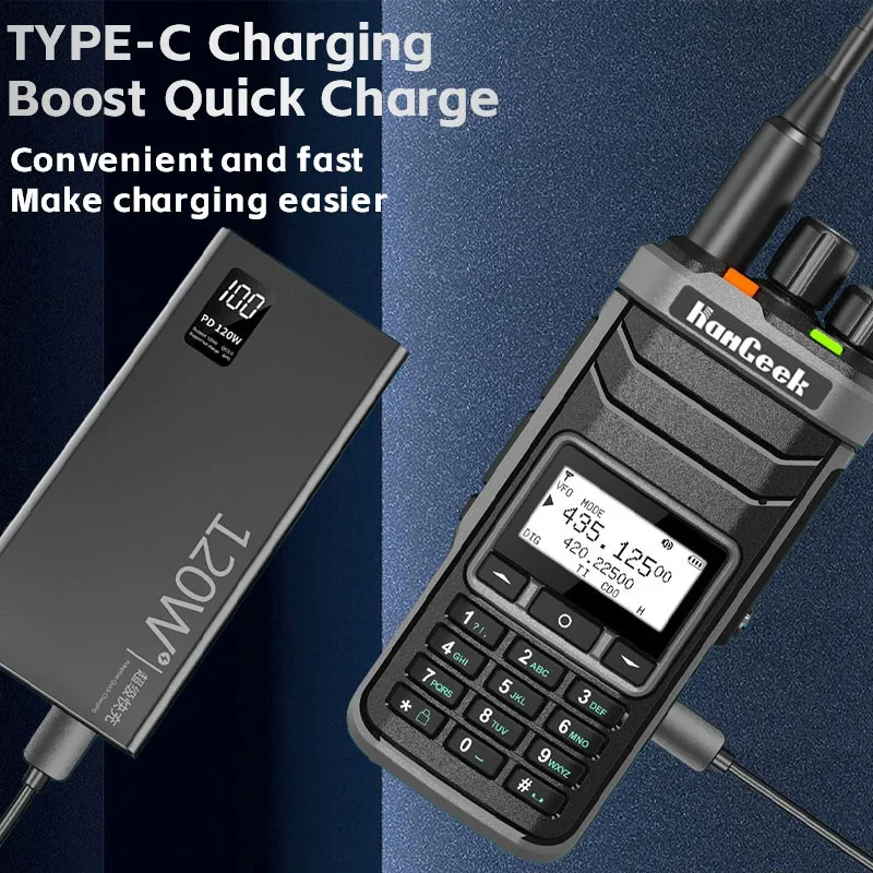 HamGeek UV-88トランシーバー 1024チャンネル 2 VFOチャンネル ハンディトランシーバー 全帯域トランシーバー