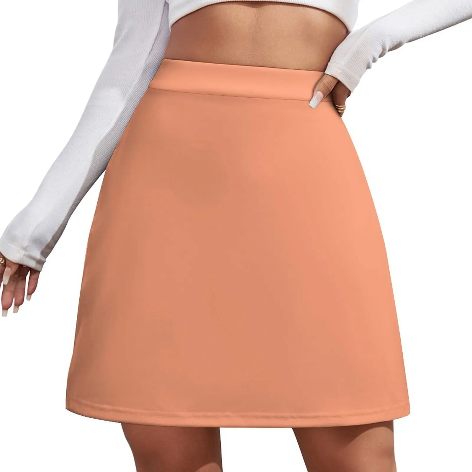 

Light Salmon Mini Skirt night club outfit Women skirts skirts summer 2026 woman womens clothing Mini Skirt