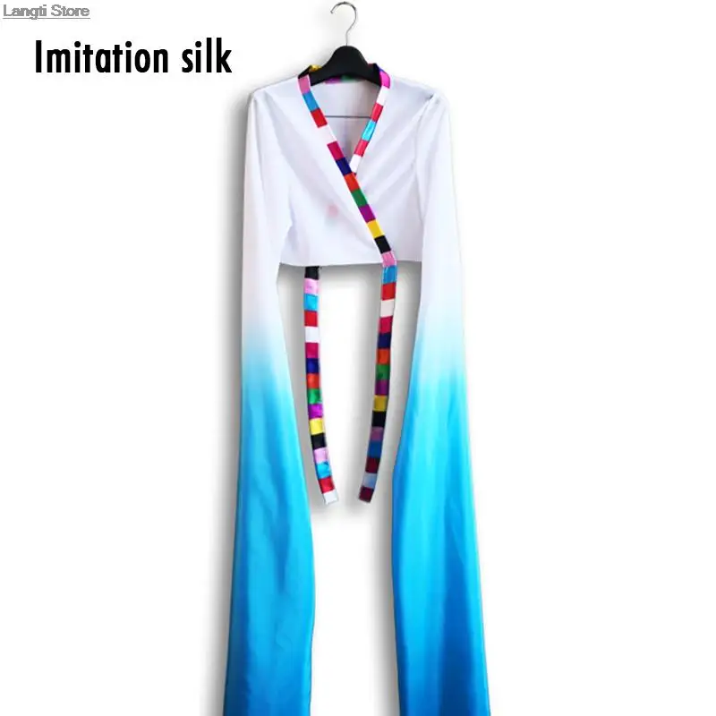 Women Traditional Chinese Dance Tops Water Sleeves Shuixiu Dance Sleeves Classical Dance Practice Perfomance Opera  Costume
