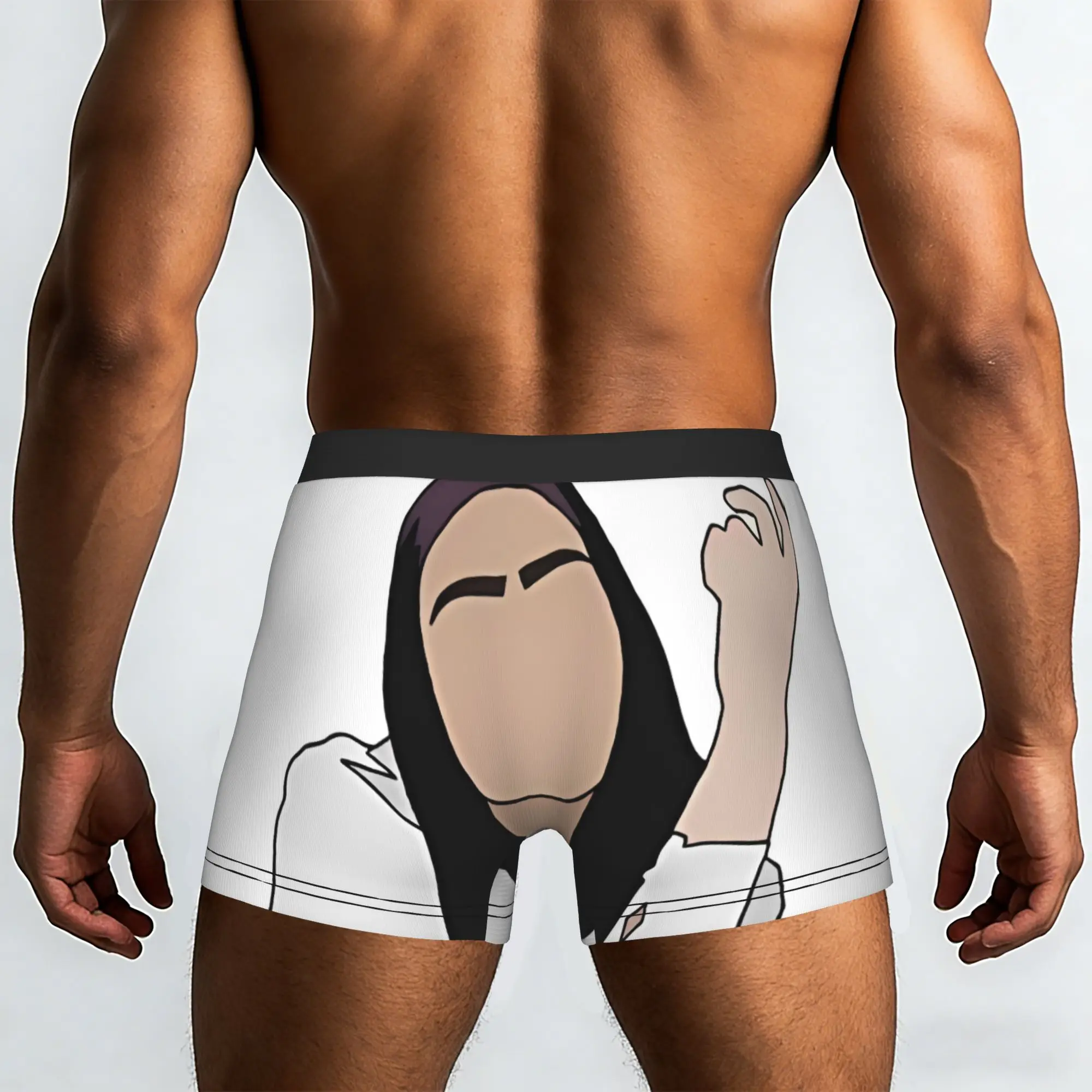 Kim Dracula Drawing Kim Dracula Underpants Breathbale Panties Male Underwear Print Shorts Boxer Briefs