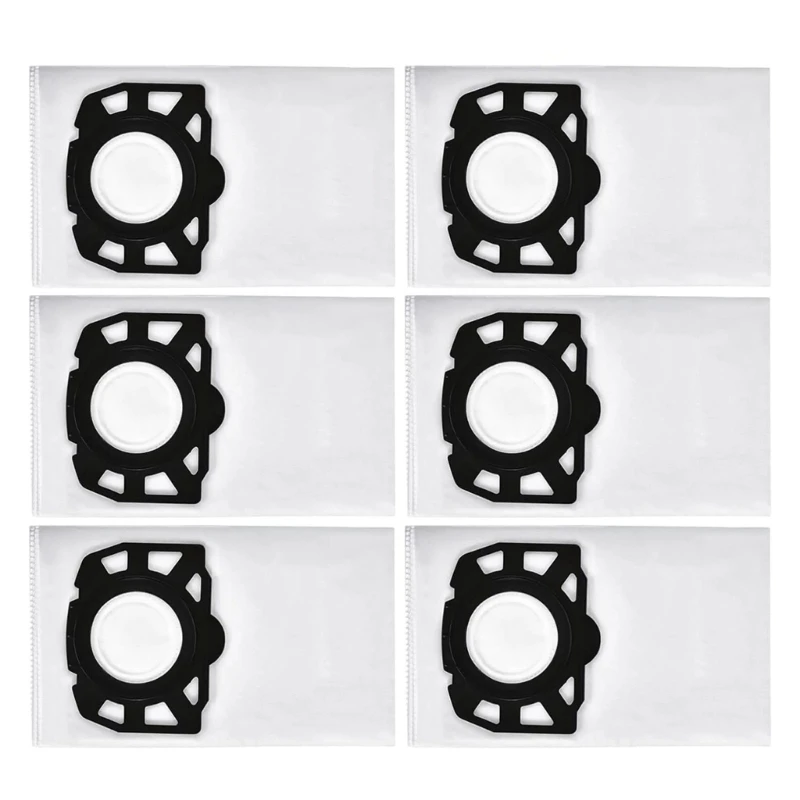 6/15 Pack Dust Bag Efficient Replacement Part Nonwovens Texture Vacuum Cleaner Bag Dust Bag Vacuum Dust Bag for WD3 WD6