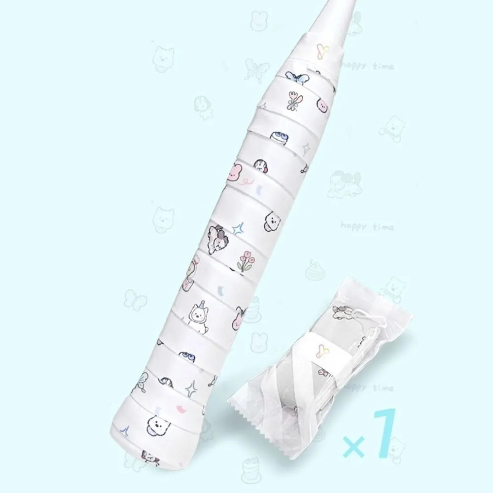 

Shock-Absorbing Badminton Racket Tape Wear-resistant Soft Badminton Racket Handle Belt Anti-Slip Cartoon Tennis Racket Overgrip
