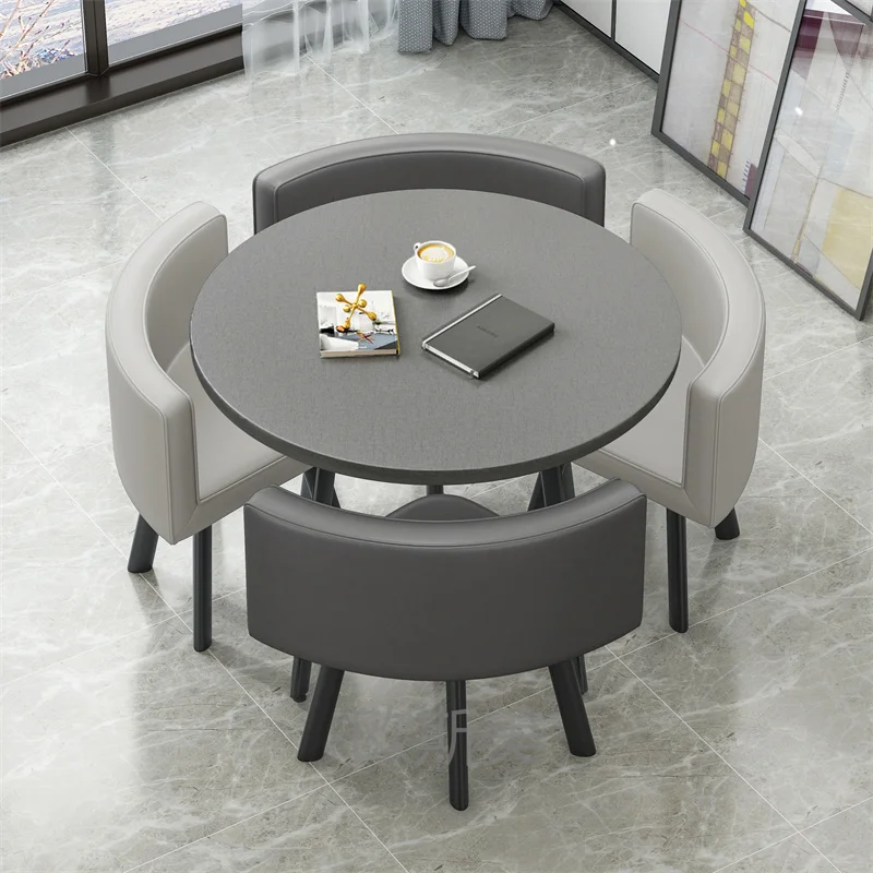 Waterproof Study Dining Table Onement Small Nordic Newclassic Coffee Nail Dining Table Computer Balcony Mesa Comedor Furniture