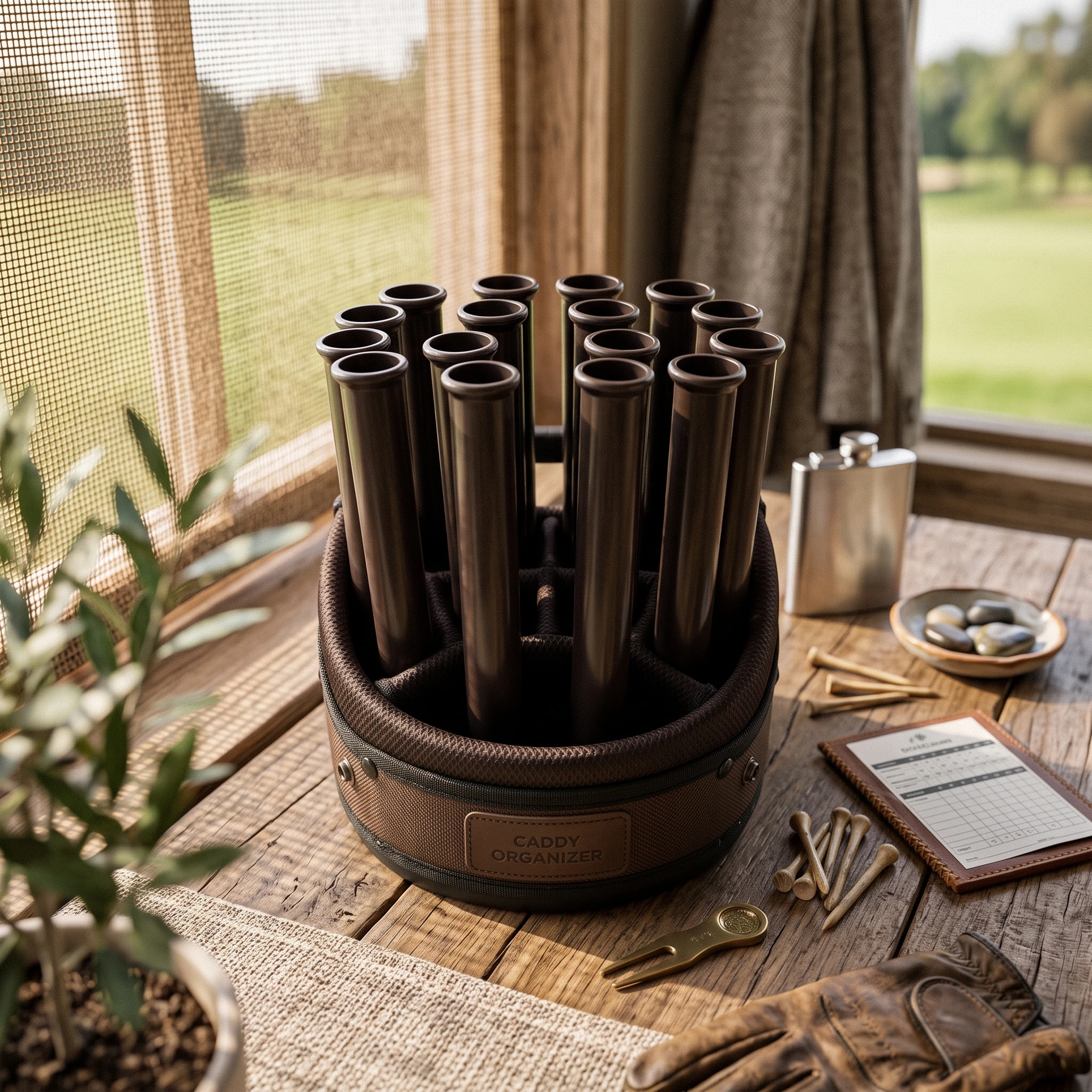 Golf Club Safeguarding Tube Reliable Golf Club Tube Organizer Cylindrical Slim for Golfers