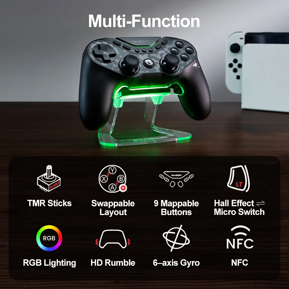 GameSir Tarantula Pro Gamepad PC for Nintendo Switch 2 Switch Android iOS Controle TMR Hall Joysticks NFC 6 axis Gyro Controller