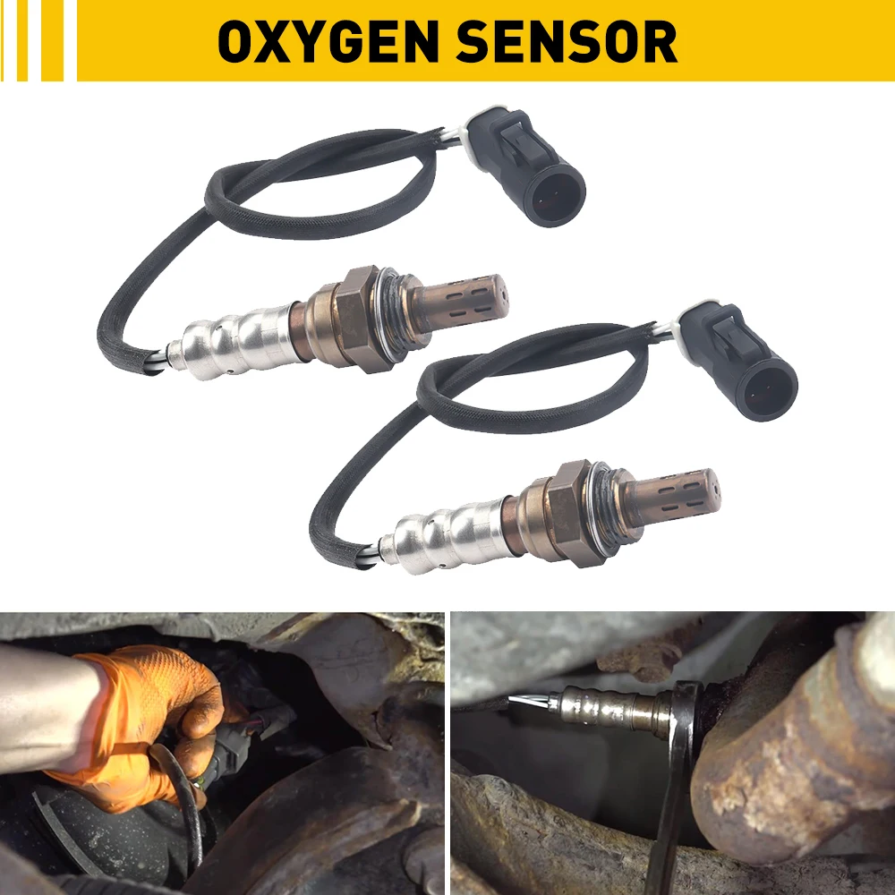 

2Pcs Oxygen Sensor Upstream and Downstream For Ford F150 Pickup 4.2L 4.6L 5.4L 1999 2000 2001 2002 2003 2004 2005 2006 2007 2008