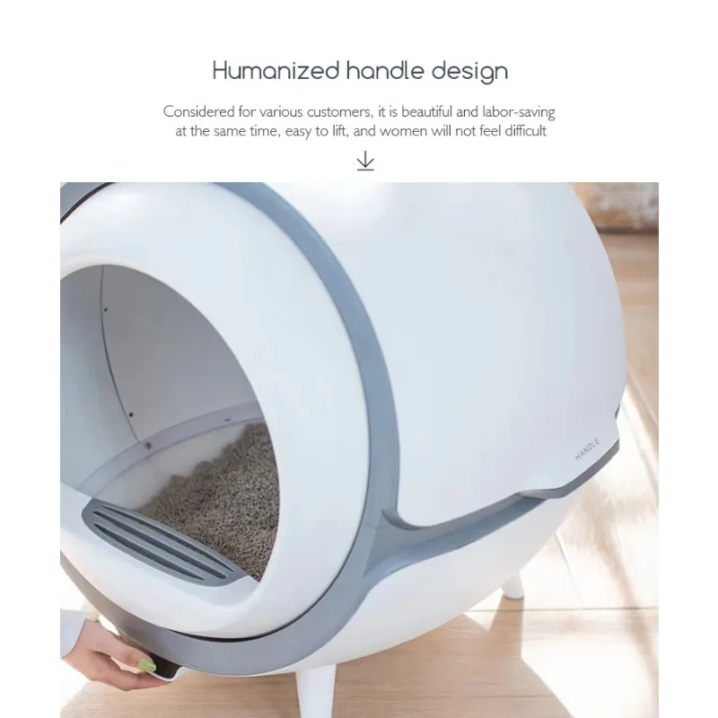 Fully Automatic Cleaning Odor Eliminator Smart Litter Box For Cats Large Automatic Cat Litter Box