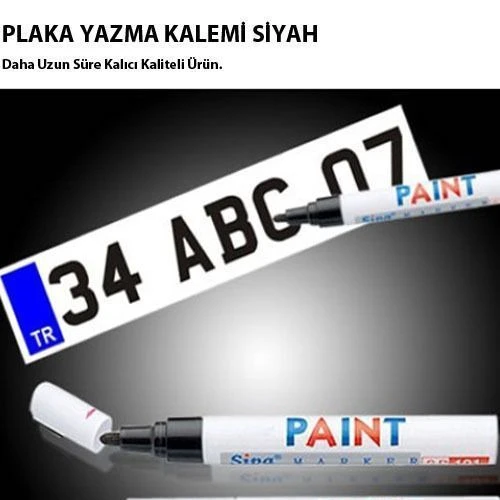 For Plate Writing Pen Black Color More Lasting