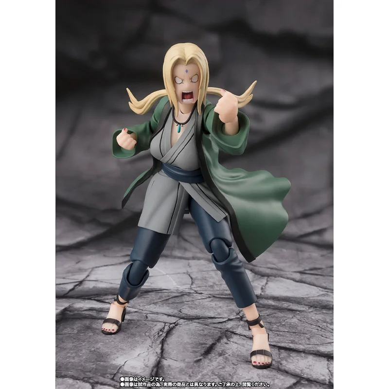 100% In Stock Original Bandai S.H.Figuarts SHF Tsunade The Legendary Medical Ninja of The Hundred Great Masters Anime Model Toys