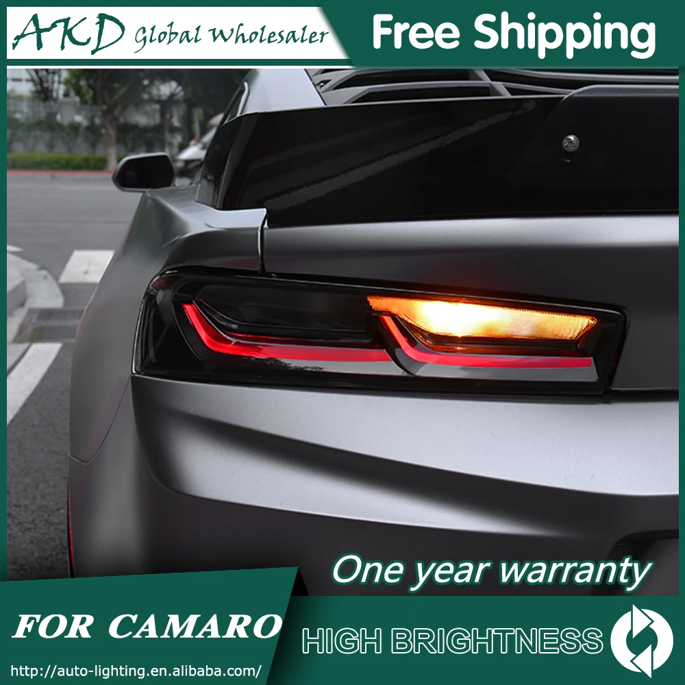 For Chevrolet Camaro Tail Lamp 2015-2019 Led Fog Lights DRL Day Running Light Tuning Car Accessories Camaro Tail Lights