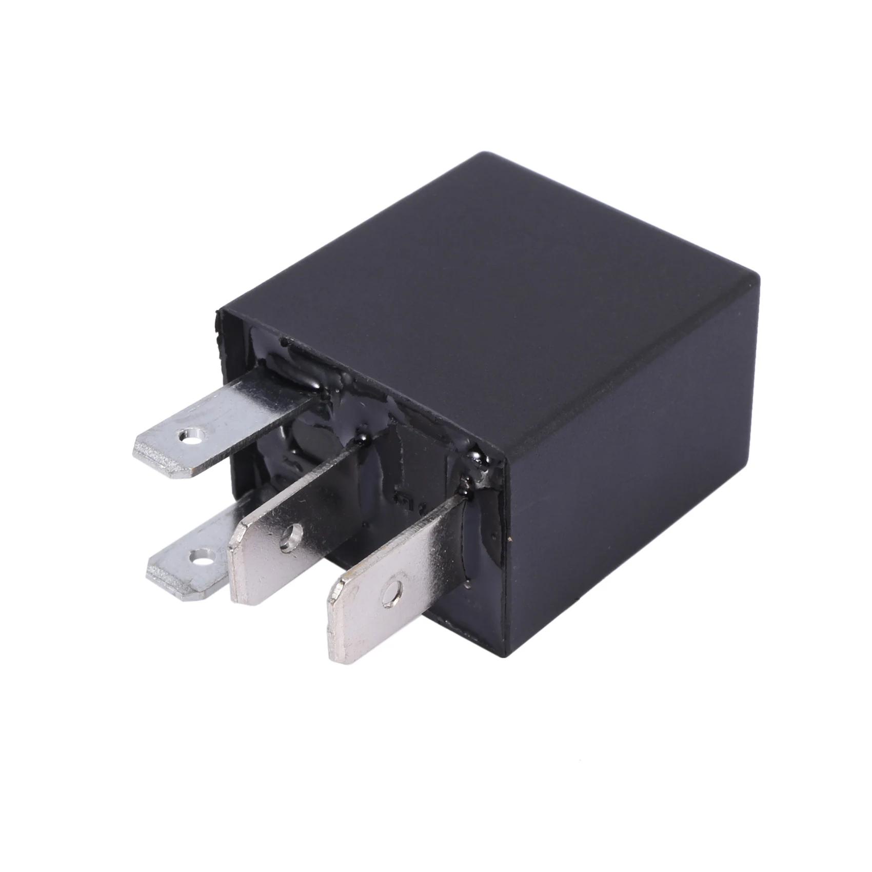 【 Store!!】 5 X 30A AMP 12V 4Pin Car Auto Relay Kit SPST For Fan Fuel Pump Light Horn