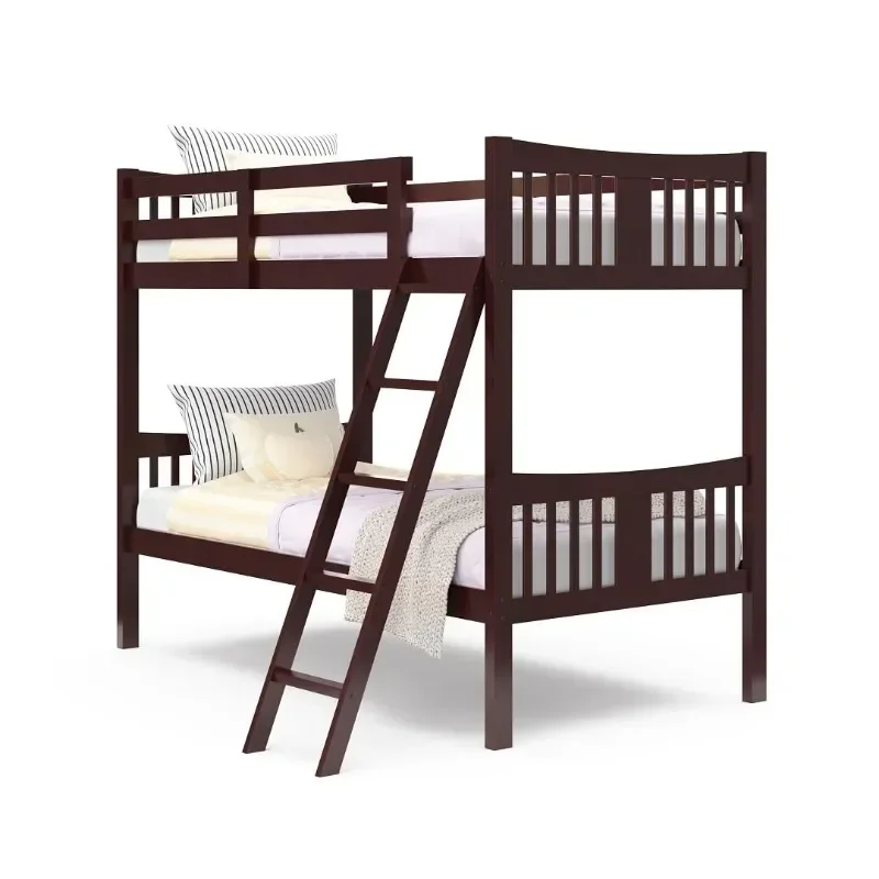 Caribou Twin-Over-Twin Bunk Bed– GREENGUARD Gold Certified, Converts To 2 Individual Twin Beds