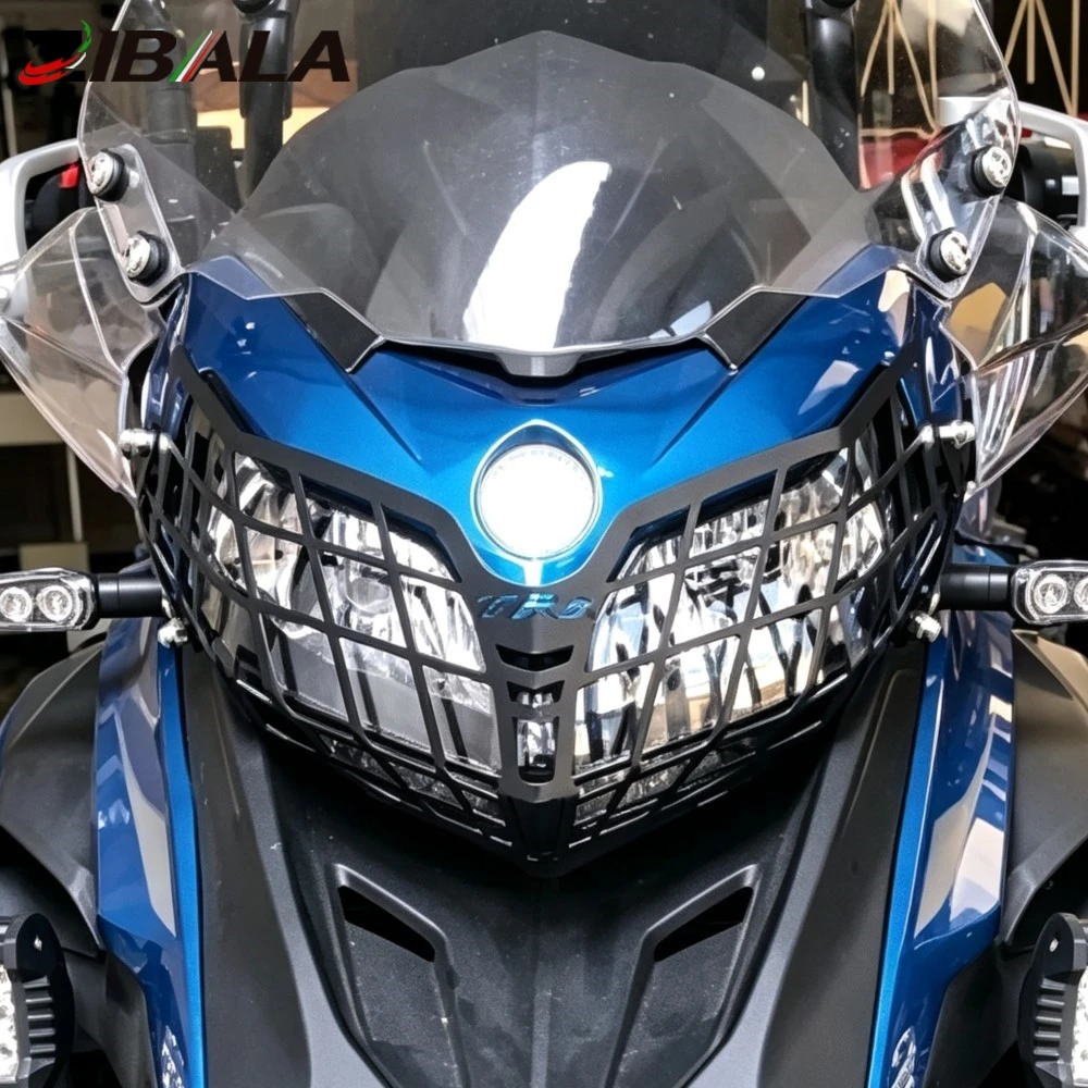 For Benelli TRK 502X 502 TRK502X TRK502 2018-2022 2023 Motorcycle Headlight Head Light Guard Protector Cover Grille Accessories