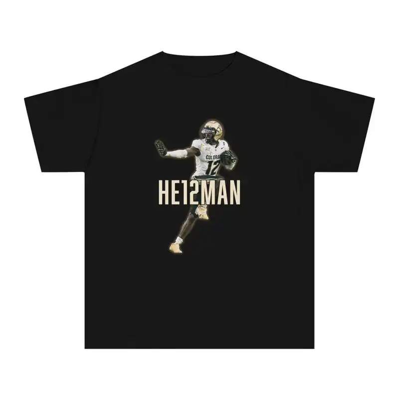 Youth Travis Hunter Tee ,Graphic Short Sleeve Crew Neck Cotton T-Shirt