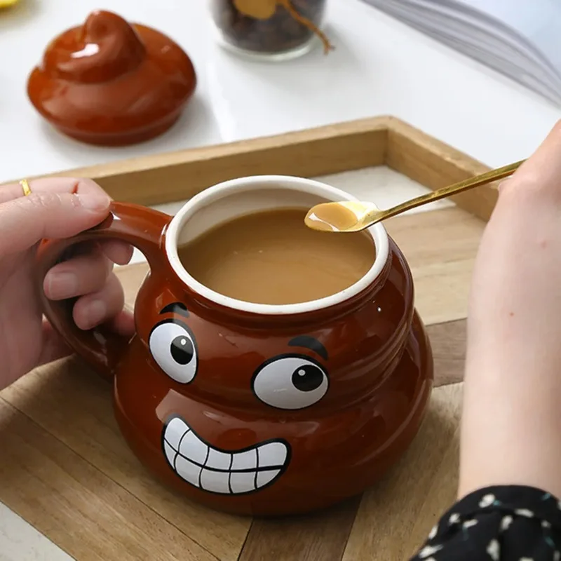 480ml birthday gift commemorative ceramic silly mug suitable for home office prank and mischievous beverage cup