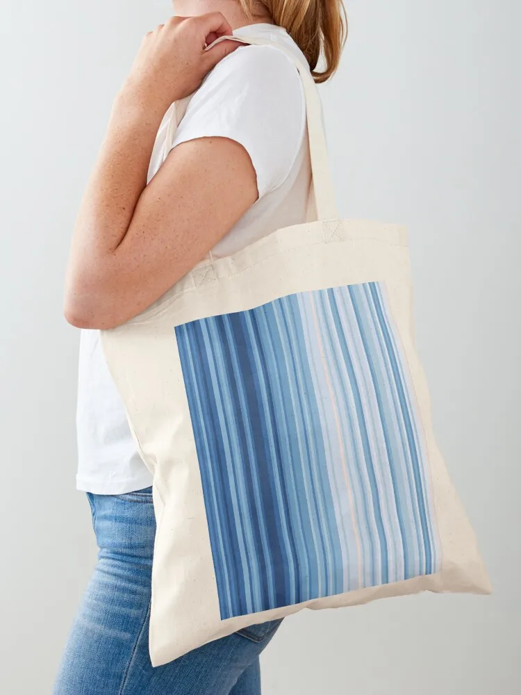 

Climate Warming Stripes 1850-2019 Tote Bag large size bags Reusable bags canvas tote bag handbag