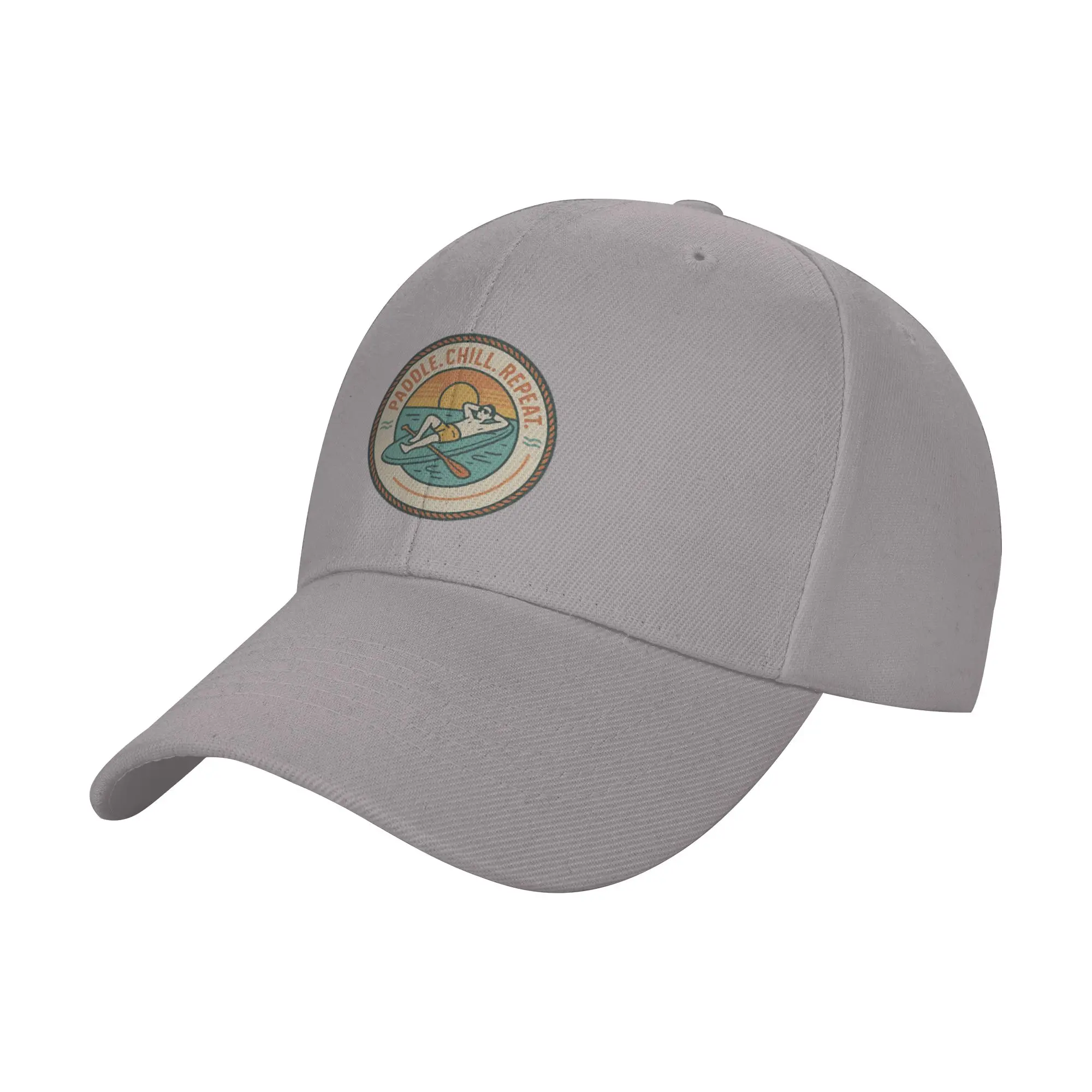 Hot Sale Paddle  Chill  Repeat  Baseball Cap  Windproof Sun Cap  Watching Match Sun Cap