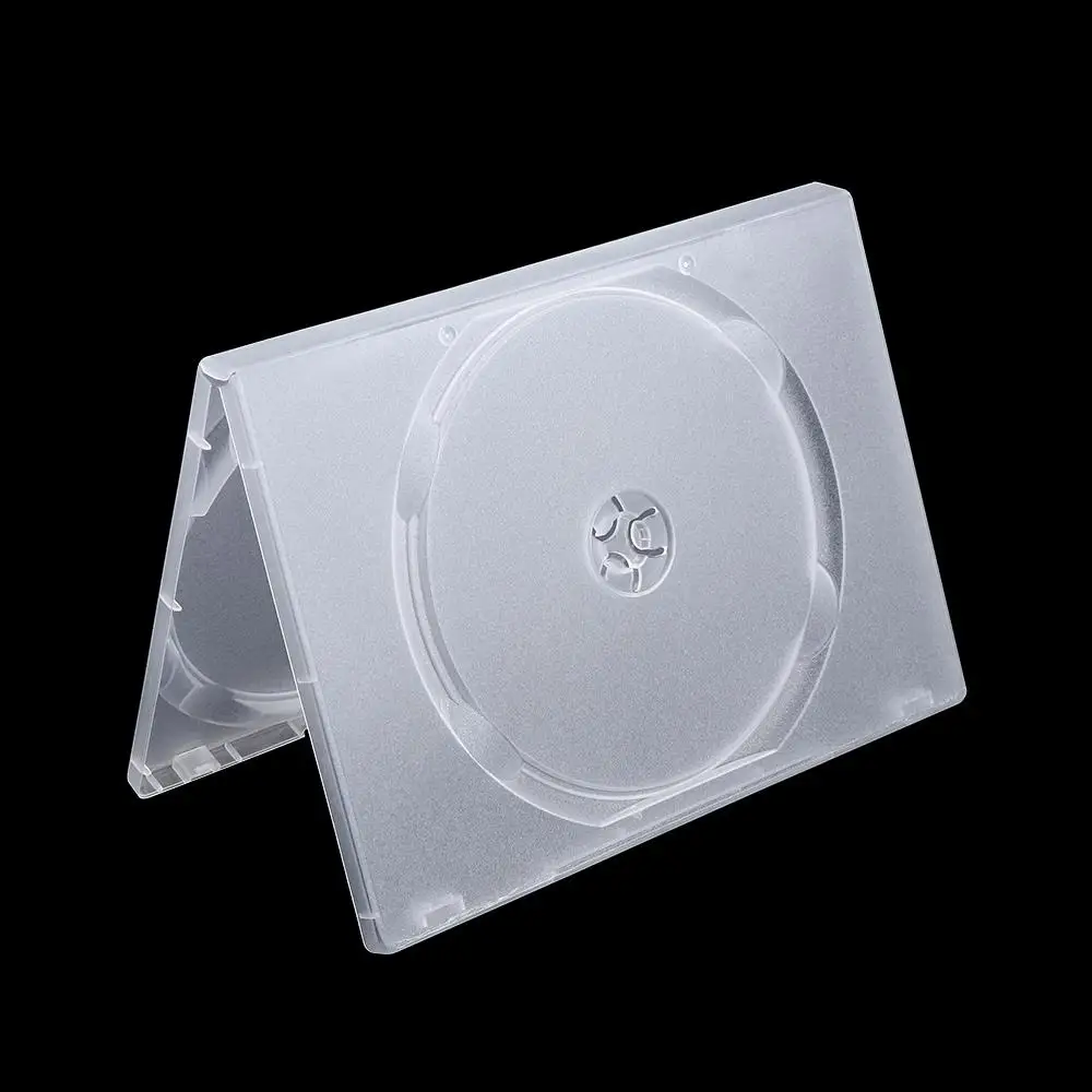 Plastic Durable Clear Cover for  3 Disc Movie Box CD Bags DVD Case Disc Holders