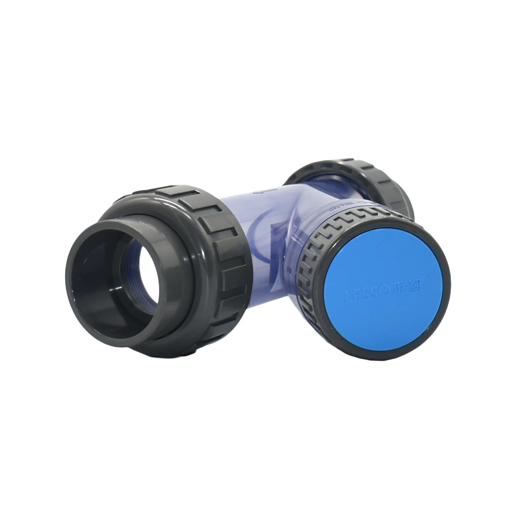 20/25/32/40/50/63mm Socket Type Water Filter Transparent Garden Irrigation Filter 1mm DN15/20/25/32/40/50 Fittings