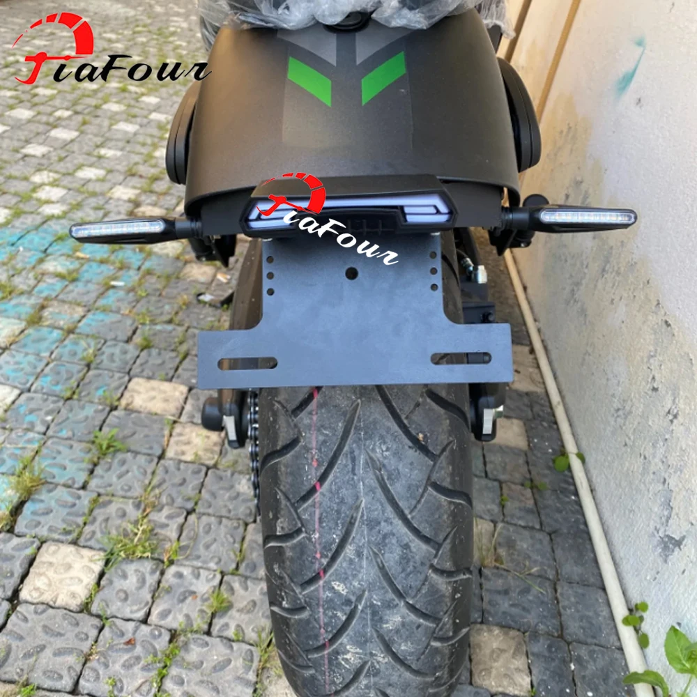 Kennzeichenhalter für VULCAN S 650 Vulcan Cafe Fender Eliminator Registrierung LED Rücklicht Blinker Lampe