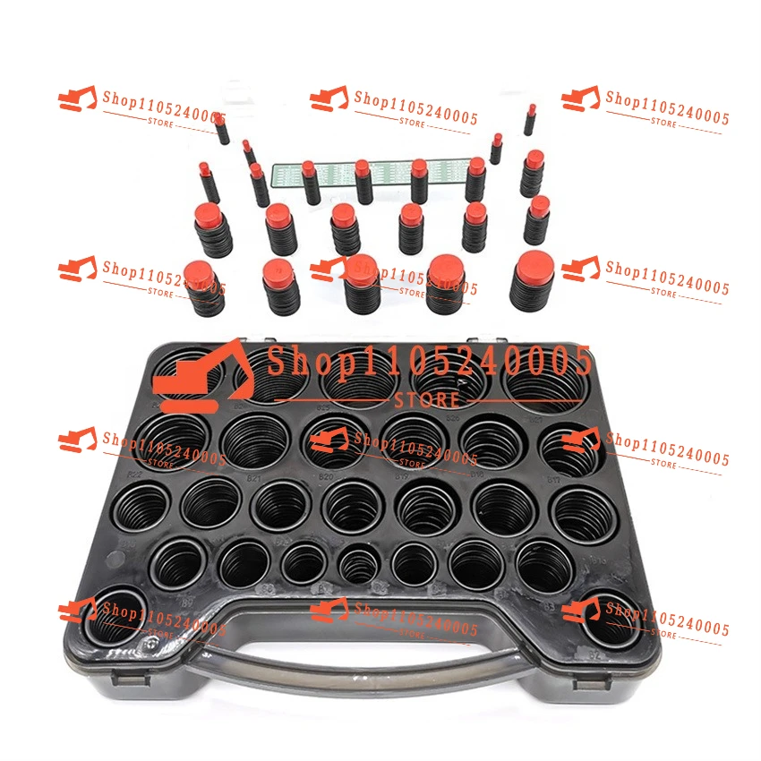 

823PCS Excavator Oil Ring kit O Ring Repair Seal Kit O-ring Box