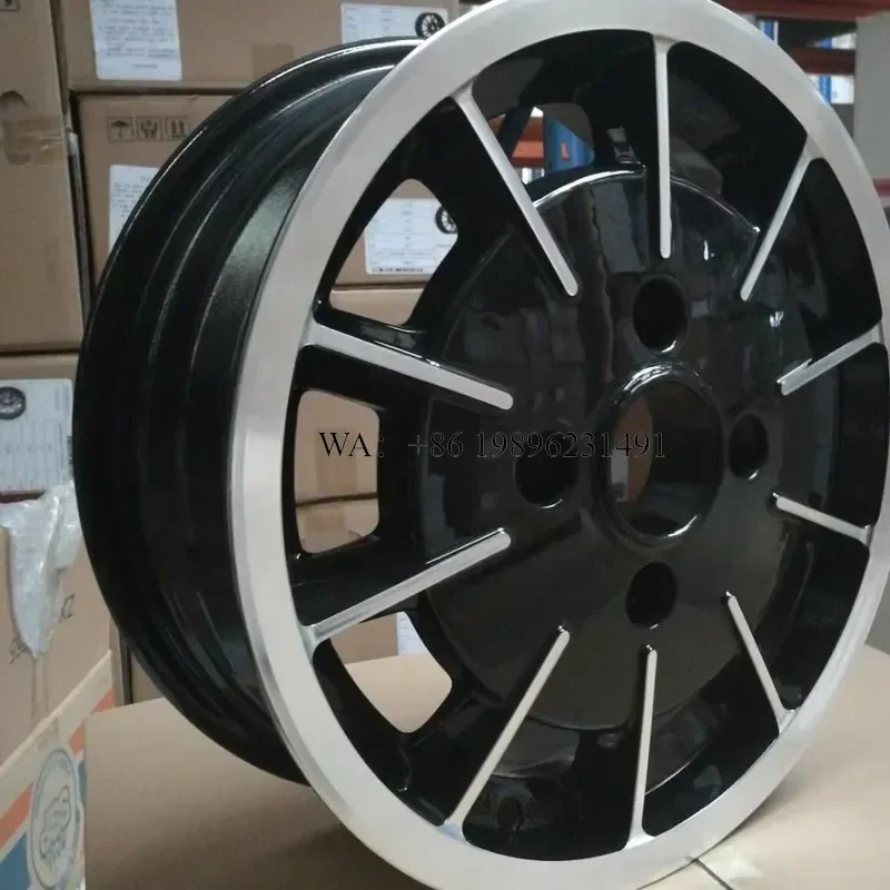 Wmwmnu for 13 14 15 17 Inch Alloy Aluminum Trailer Wheel Rims 15x10 16x10 5x114.3 6x139.7 Bolt Pattern Caravan Camper Boat