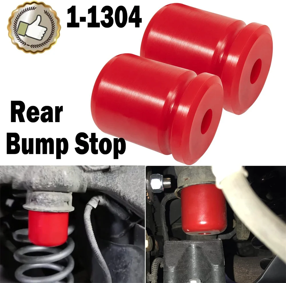 Anx 1-1/2 & 1-1/2 Polyurethan-Stoßdämpfer-Kit vorne hinten für Jeep Wrangler JK JKU 2013-2017 inklusive Front-und Heck anschlag – Detail 9