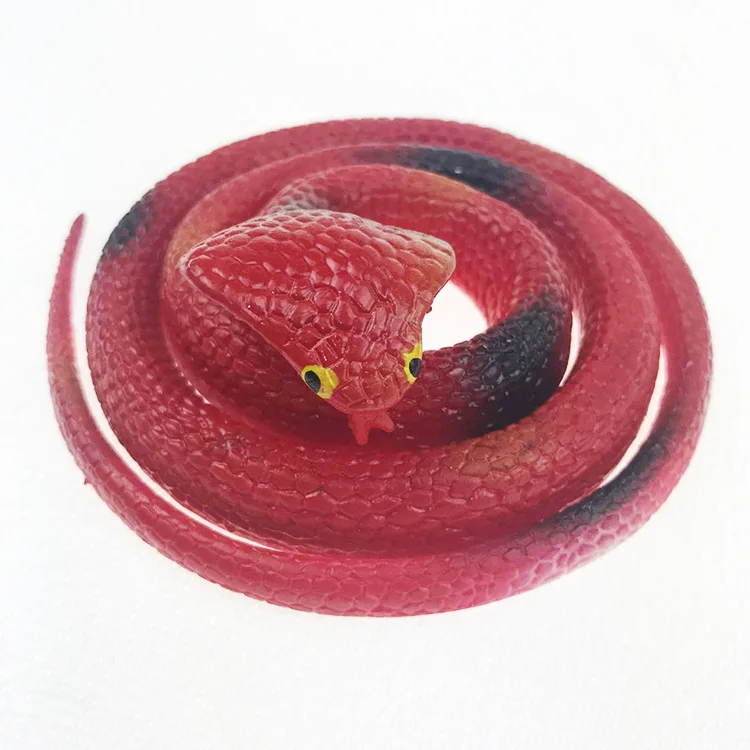 Simulation Rubber Soft Fake Snake Deceives Novelty Children\'s Toys Prank Surprise Boys Interesting snake toy Kid\'s Gift NR0053