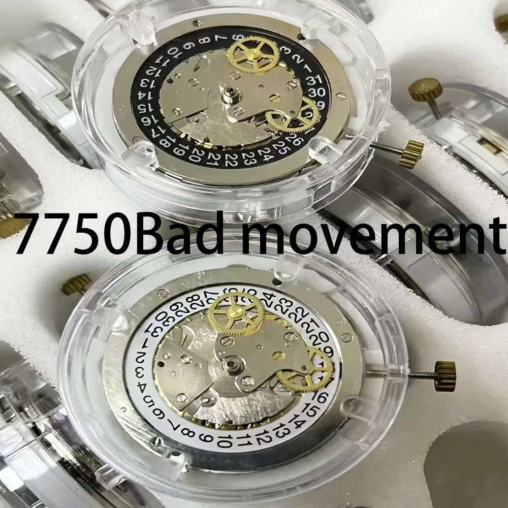 

Аксессуар для часов Механизм 7750Pad, без календарного механизма, движение не хороший,