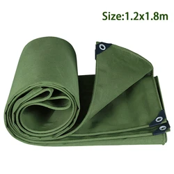 Canvas Tarp Outdoor Waterproof For Boat Heavy Duty Sunshade Anti Scratch With Eyelets Shelter Tarpaulin Hanging Wear Resistant