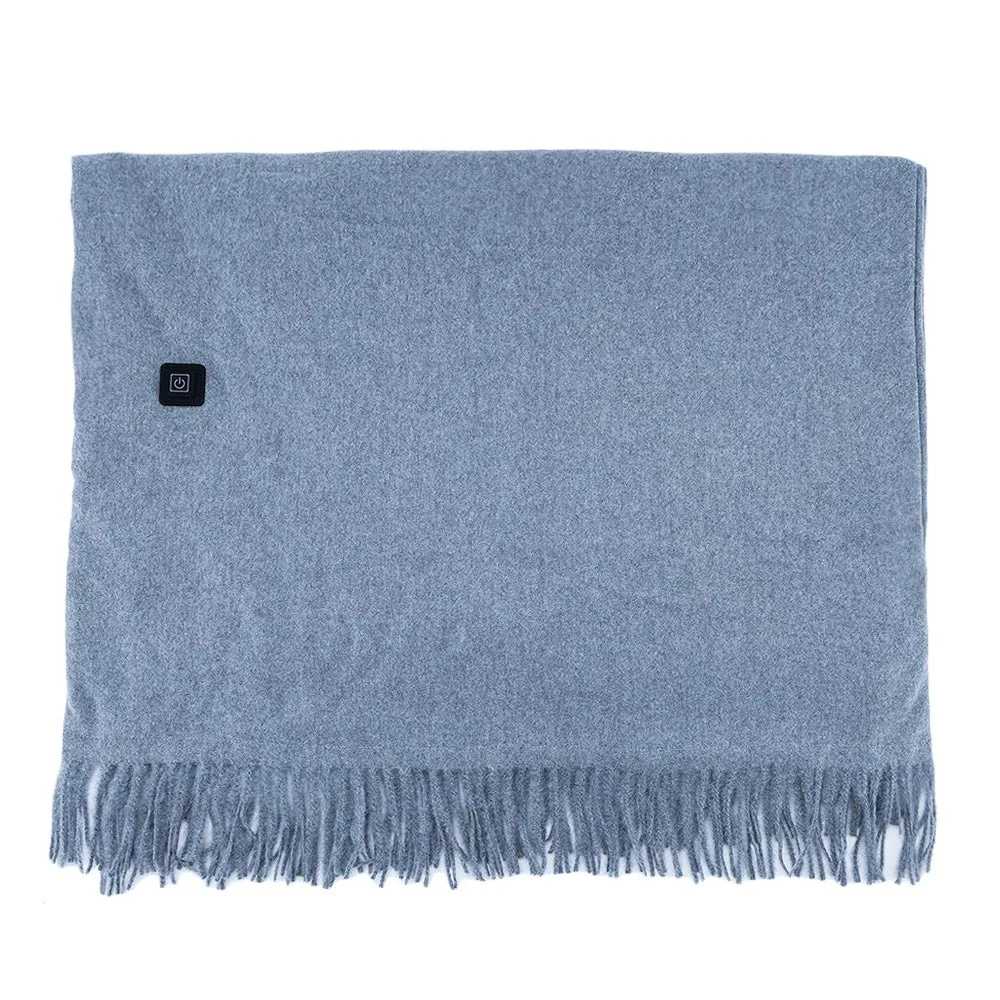 

Офисное носимое одеяло с электрическим подогревом USB, моющееся теплое одеяло с подогревом, портативное одеяло с шалью на зиму